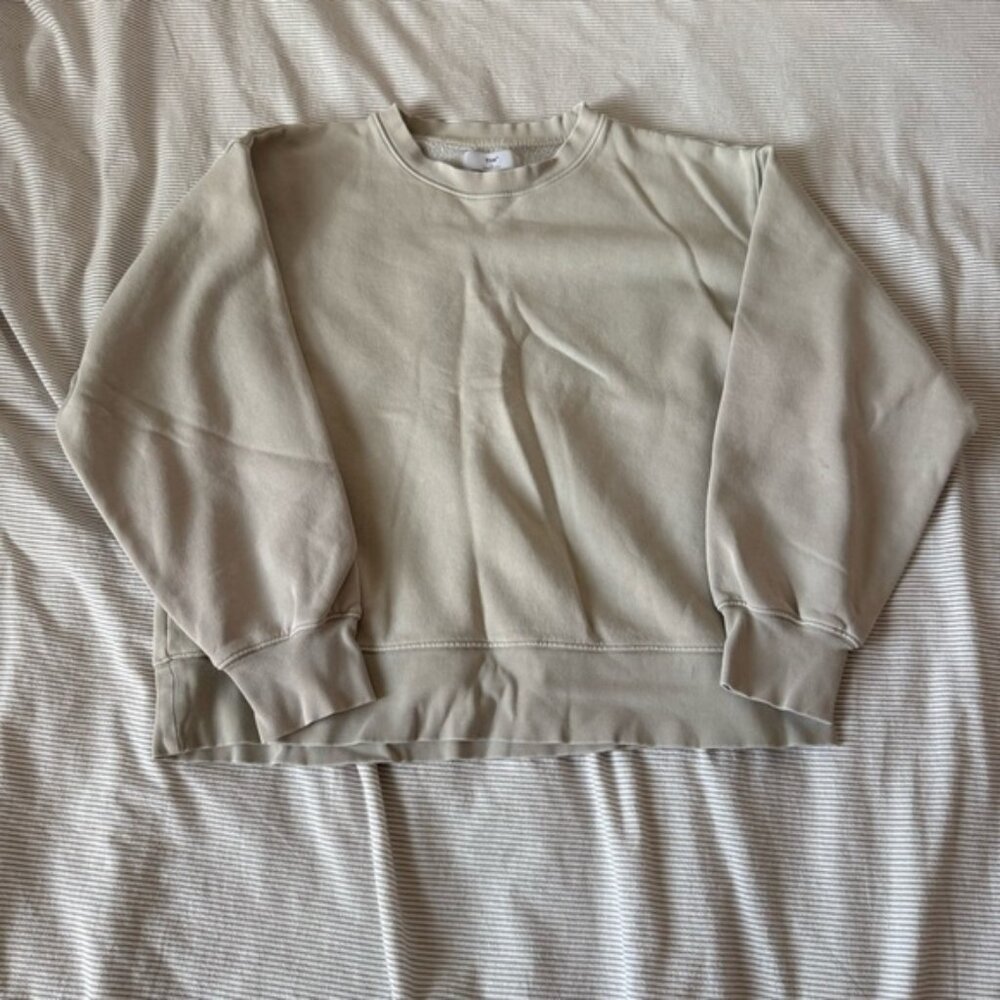 TNA Cream Cowl Neck Sweater